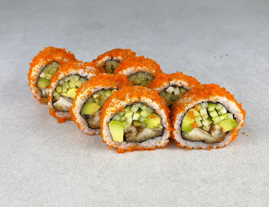 Рол " Каліфорнія вугор в ікрі"