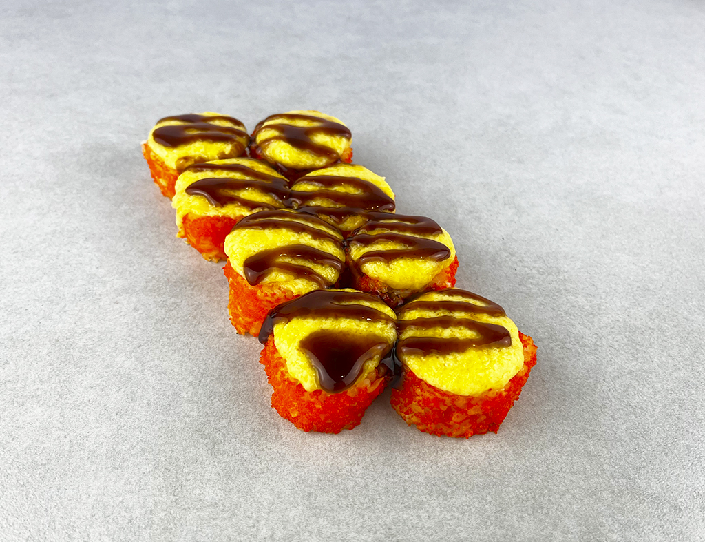 Рол запечений з креветкою