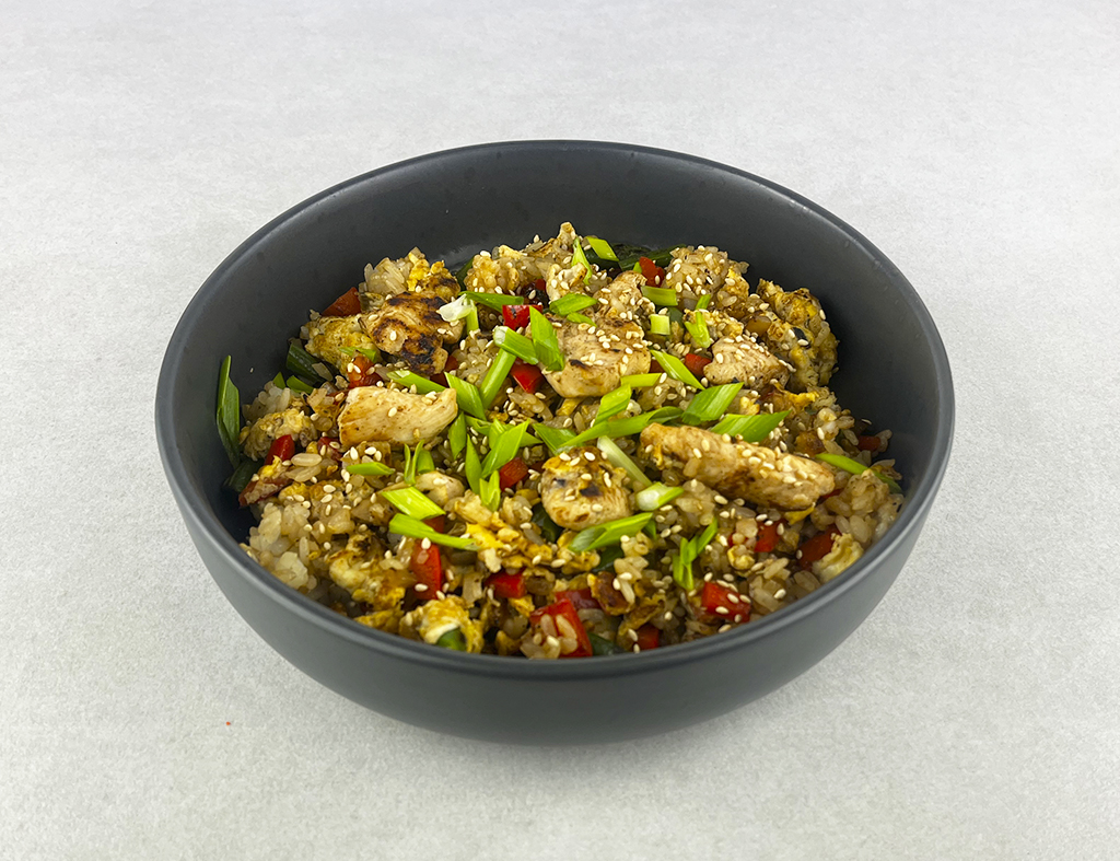 Рис смажений з куркою