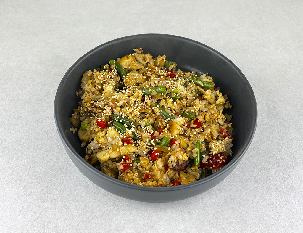 Рис смажений з овочами