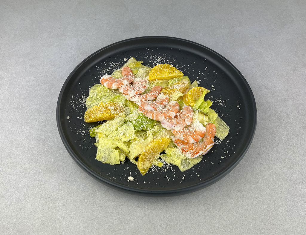 Салат з креветками